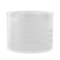 Dr. Rauwald Präzisions-Messbecher 20ml klar