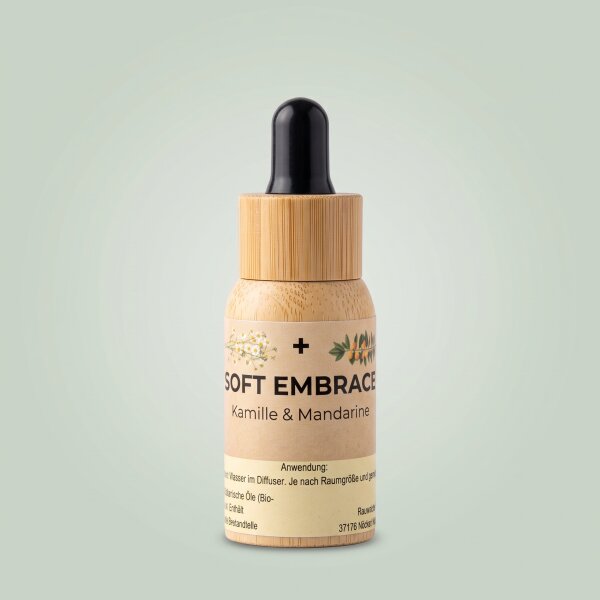 Premium Duftöl "Soft Embrace" (10 ml) – Naturreine Kamille & Mandarine | Yoga Cat