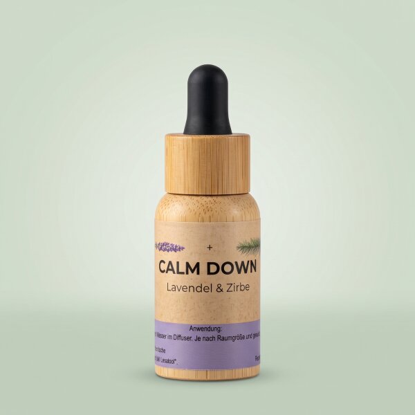 Premium Duftöl "Calm Down" (10 ml) – Naturreiner Lavendel & Zirbe | Yoga Cat