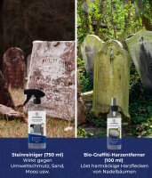 Dr. Rauwald Grabsteinreiniger 750ml 5-tlg. Set inkl. Harzentferner