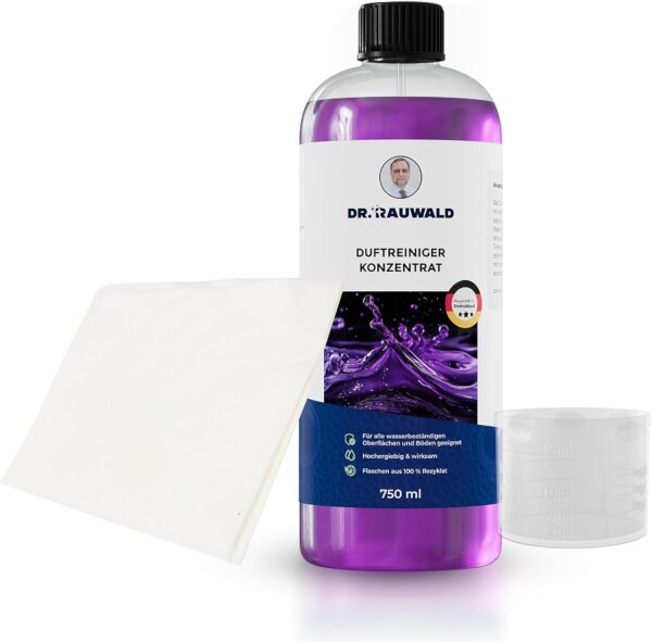 Dr. Rauwald Allzweckreiniger Konzentrat Set 750ml Flieder inkl. Tuch
