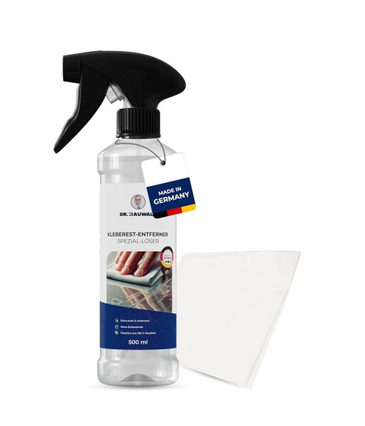 Dr. Rauwald Kleberestentferner 500ml Set mit Spezial-Tuch