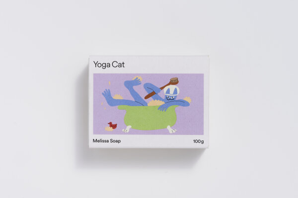 Yoga Cat Melissenseife (Naturseife)